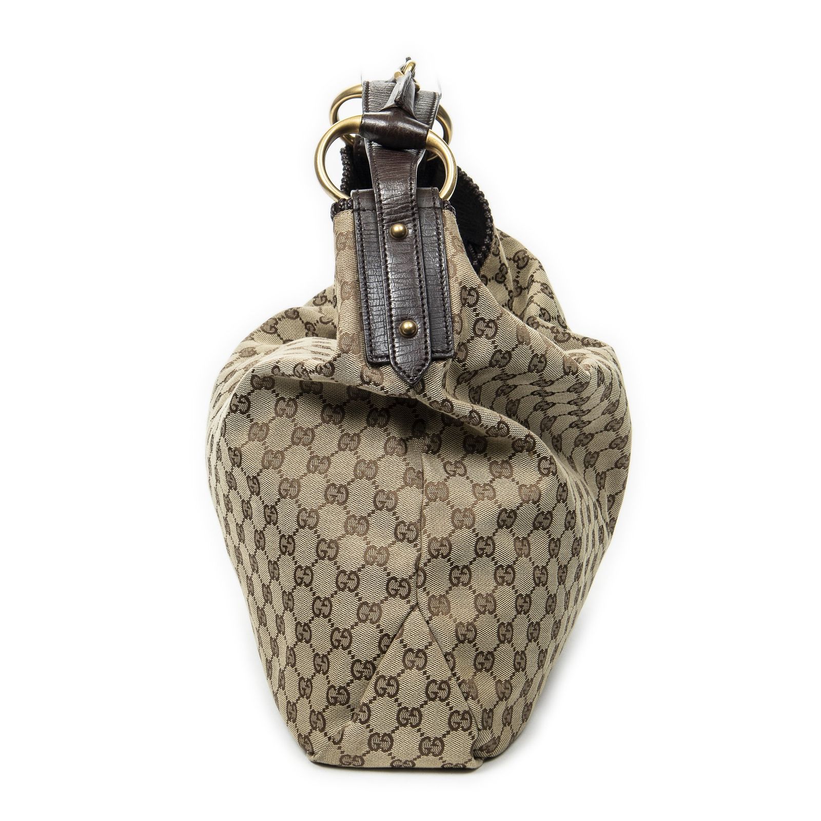 GUCCI グッチ大ホースビットホーボーブラウン