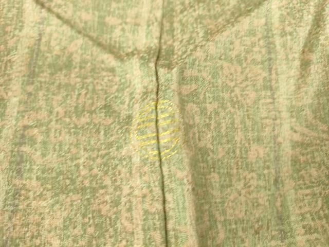 平和屋着物▽訪問着　単衣　刺繍　舞花文　金彩　正絹　逸品　DAAS0446az 平和屋着物▽訪問着 単衣 刺繍 舞花文 金彩 正絹 逸品 DAAS0446az
