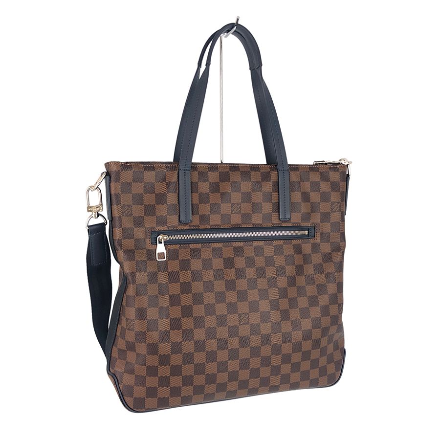 ルイ・ヴィトン LOUIS VUITTON ダミエ ヘラルド 2WAY ショルダーバッグ N41255 エベヌ ネイビー PVC トートバッグ  rkd【中古】