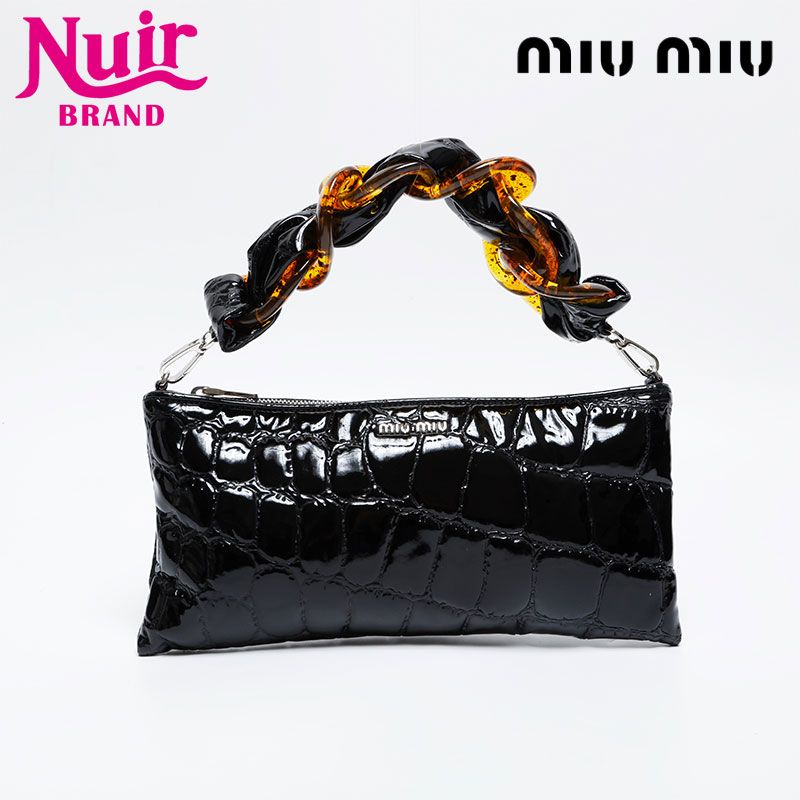 ミュウミュウ クラッチバック 楽天市場】ミュウミュウ ミニクラッチバッグ/フラットポーチ miu