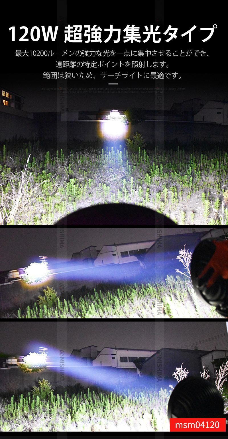 1台前照灯 丸型 60ｗ ledライト 作業灯 led 12v 集光 狭角 スポット LED作業灯 24V 12V 対応 LEDワークライト