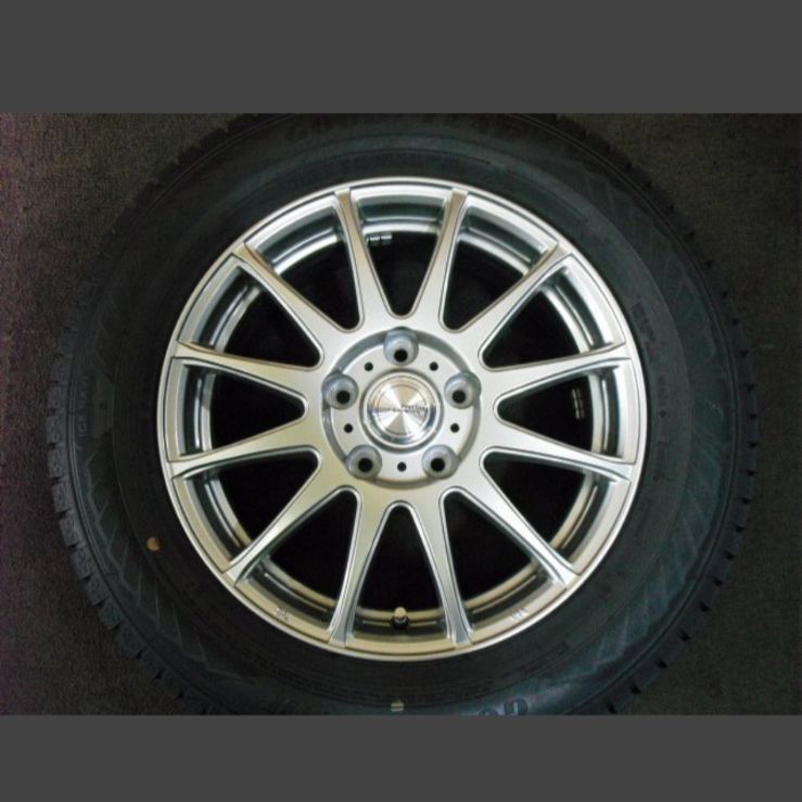 T-2145 本州 超バリ山 21年製 NAVI8 205 65R16 ヤリスクロス C28セレナ 等 16インチスタッドレス タイヤホイール