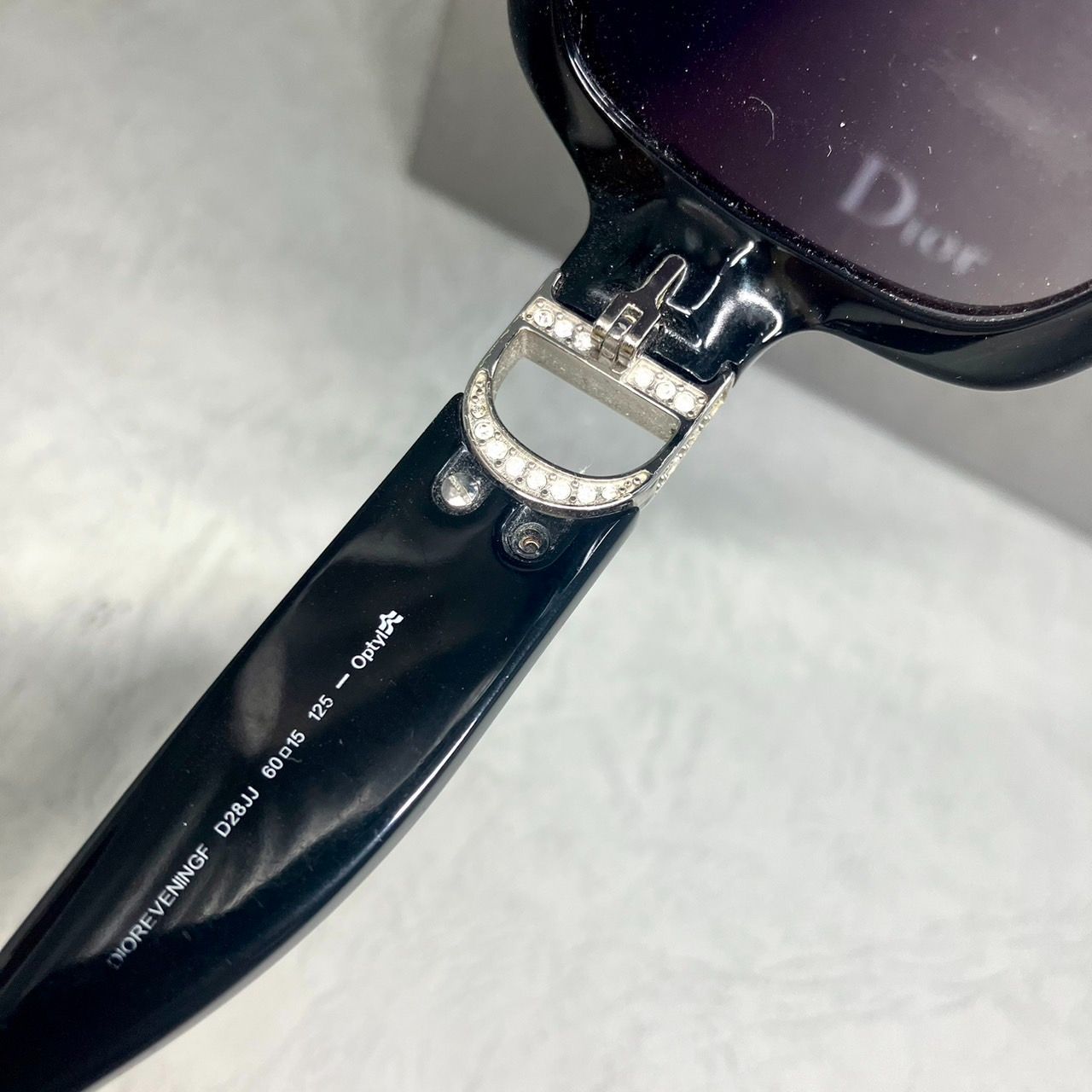 ✨Dior ディオール サングラス ブルー系 メガネ ロゴ ブラック