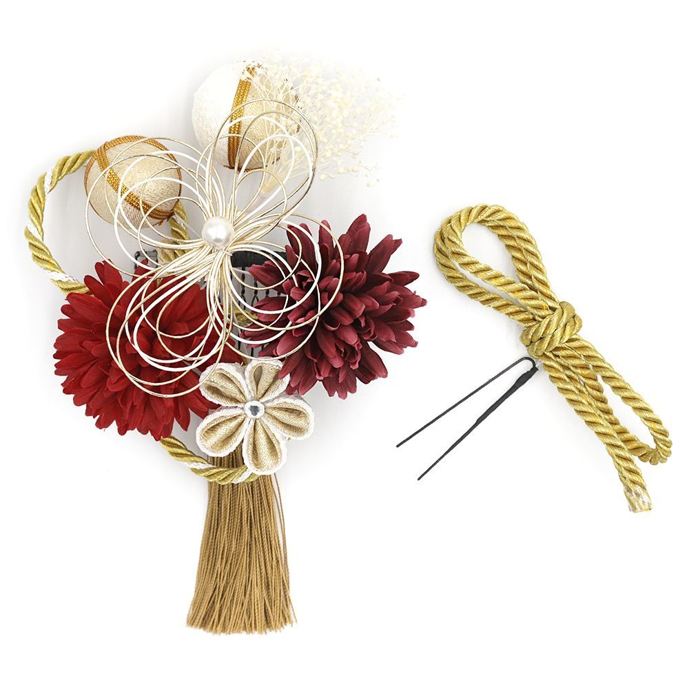 無地振袖 紋意匠 シンプル ネイビー系 向鶴 身丈161cm 撥水加工済み