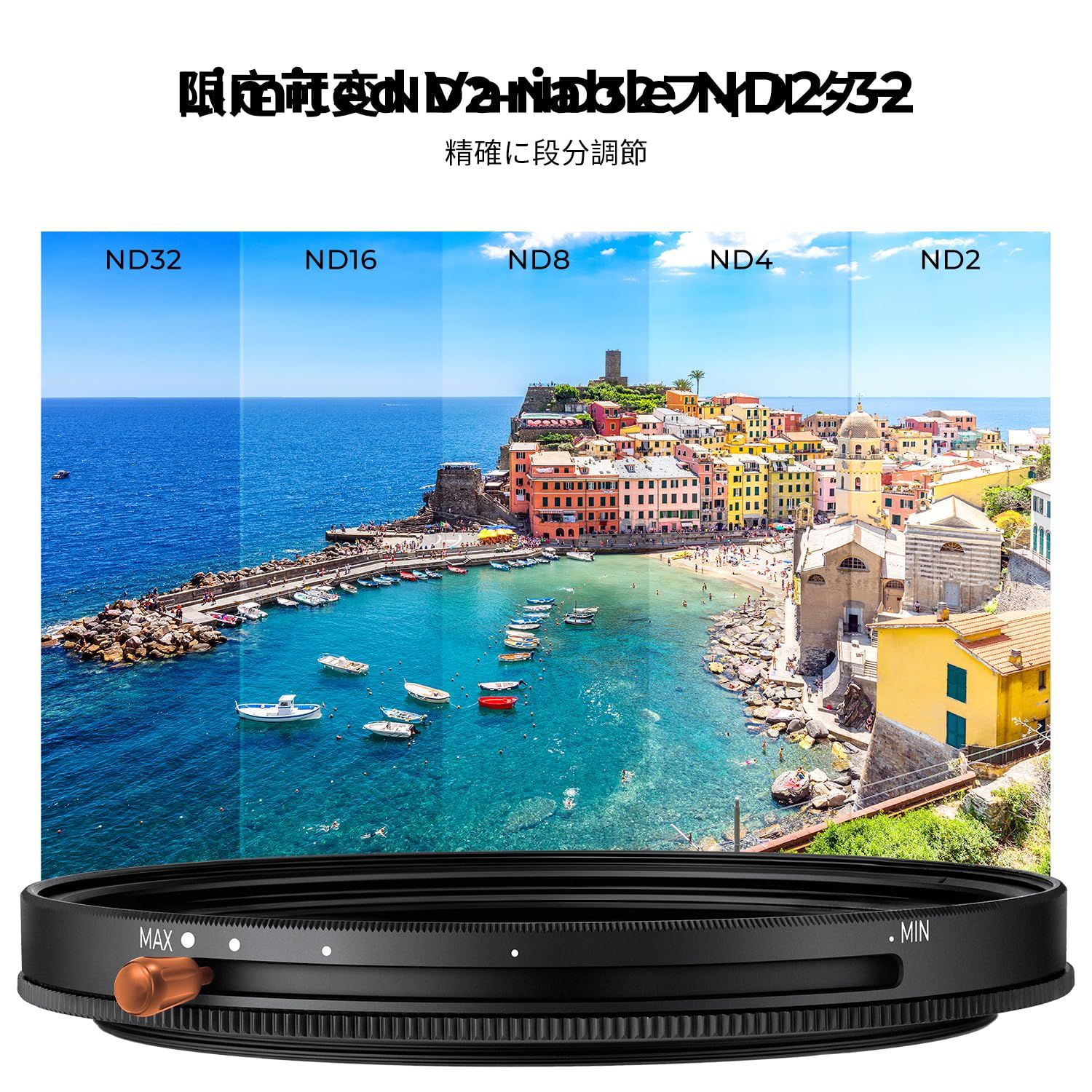 防水撥油キズ防止 可変ND