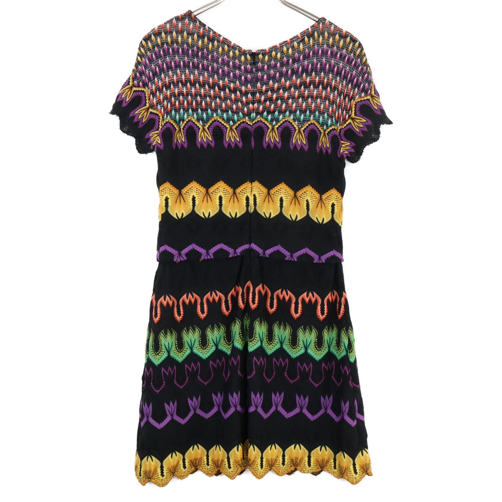 # MISSONI ミッソーニ　イタリア製　総柄 半袖　セットアップ MISSONI ミッソーニ イタリア製 総柄 半袖 セットアップ - メルカリ