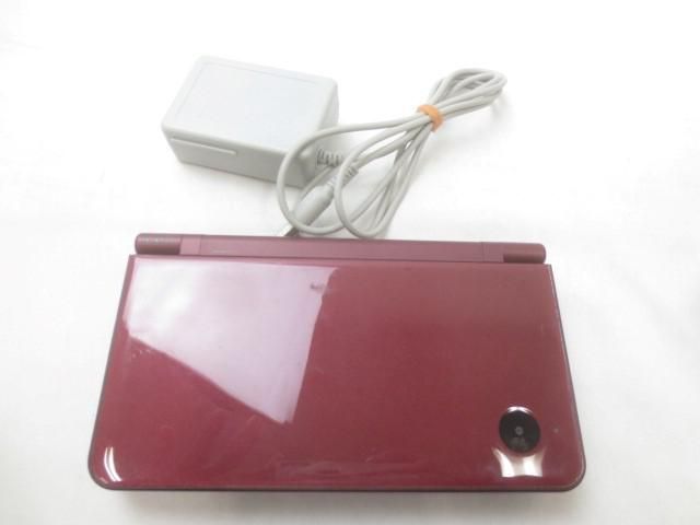 中古品 ゲーム ニンテンドーDS 本体 DSi LL UTL-001 ワインレッド 動作品 充電器付き