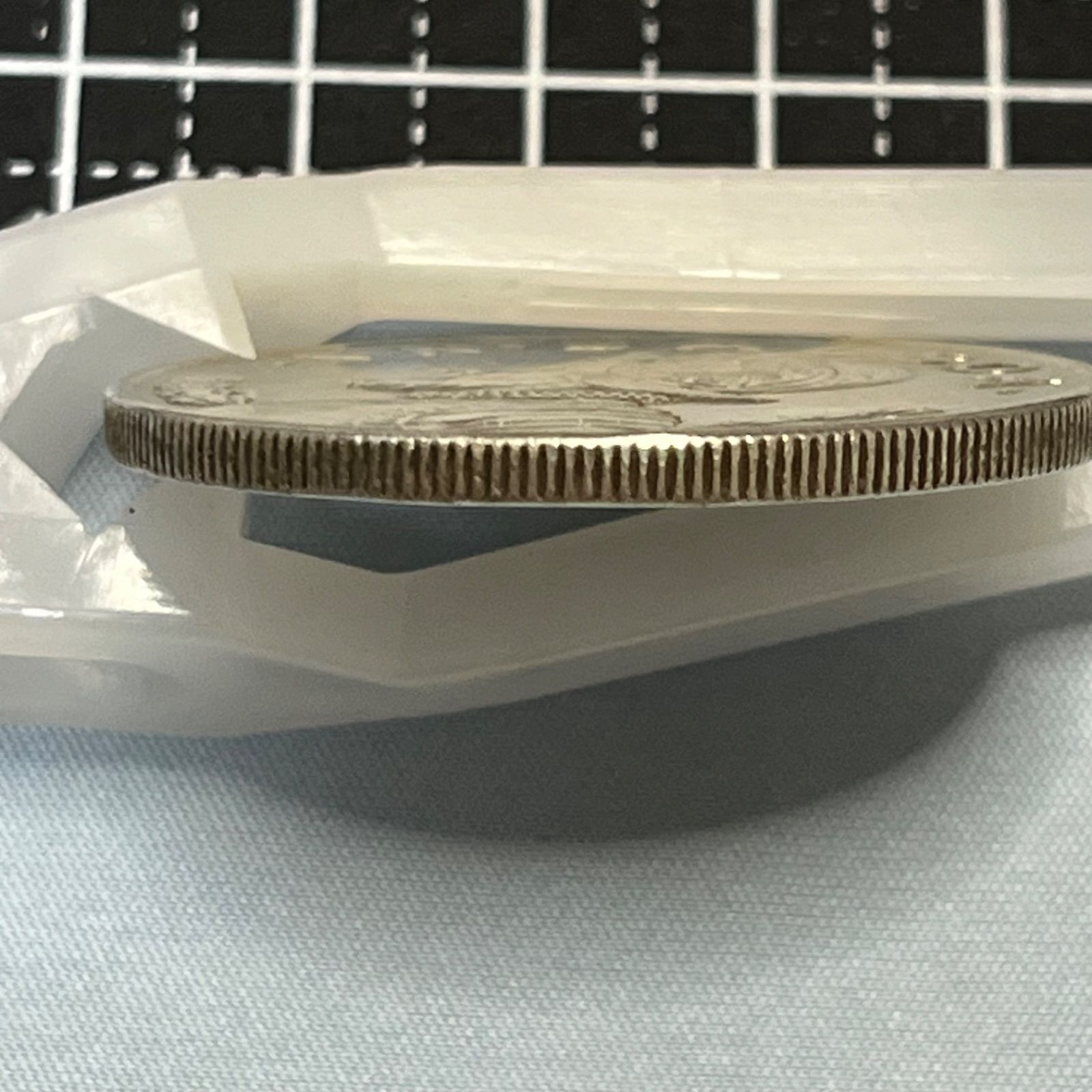 銀貨】1934年 パナマ 1バルボア／自由の女神と征服者の肖像