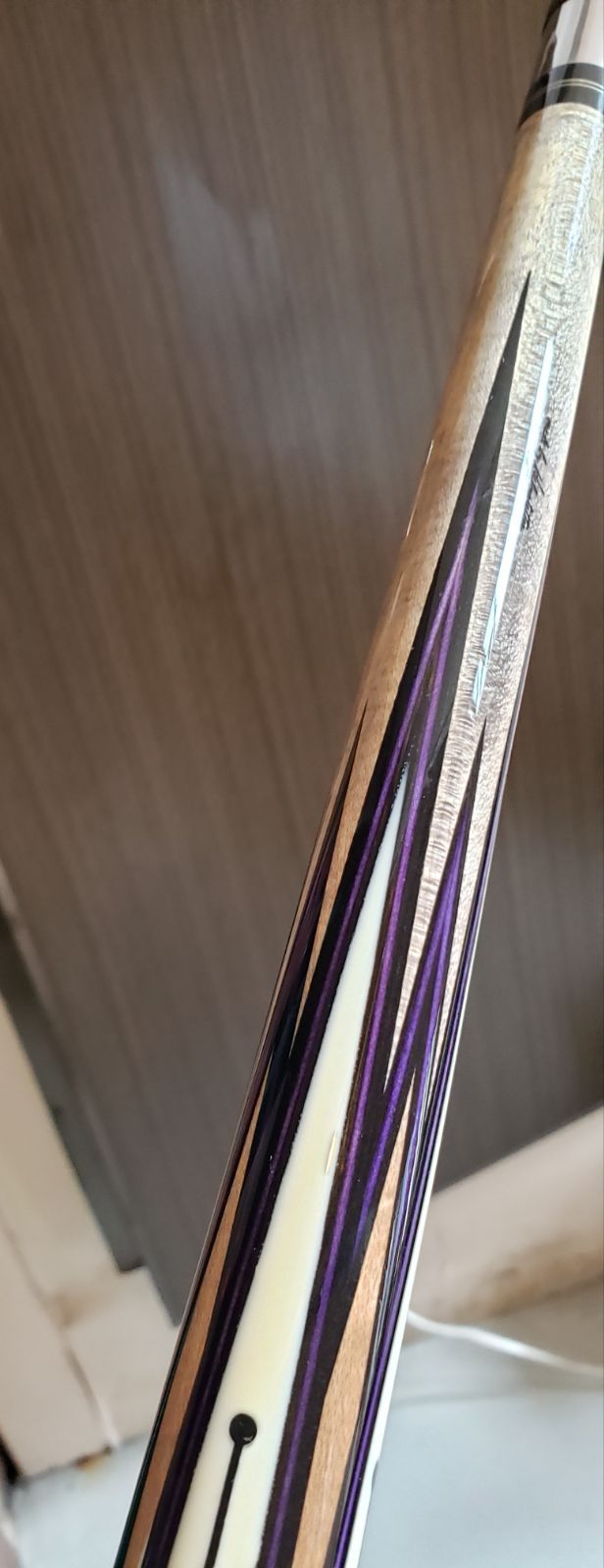 新品同様 adam cue アダム【Helmstetter-80'】パープル子持ち8剣18山