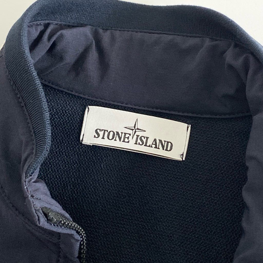 48g6 《美品》 STONE ISLAND ストーンアイランド Comfort Shell Lightweight Jacket コンフォートシェル ライトウェイトジャケット ブルゾン 621541355 Lサイズ ネイビー