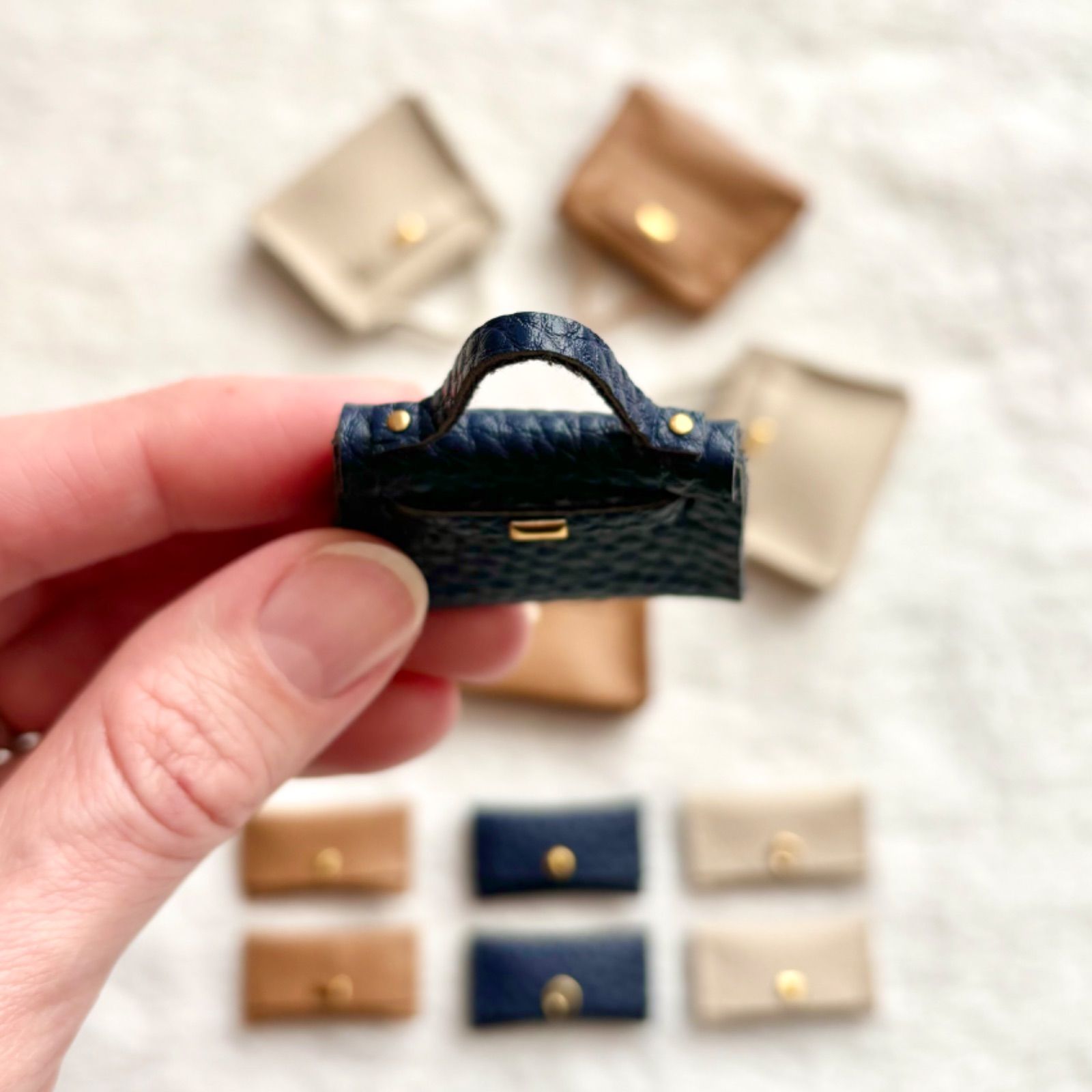 ハンドメイド　ミニチュアバッグ　まとめ売りセット　リカちゃん　アイシードール等 ハンドメイド ミニチュアバッグ リカちゃん アイシードール等