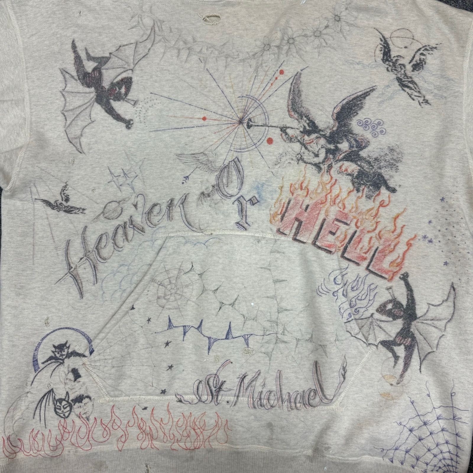 SAINT MICHAEL 21AW HOODIE_DR.WOO コラボ スウェット フーディー 
