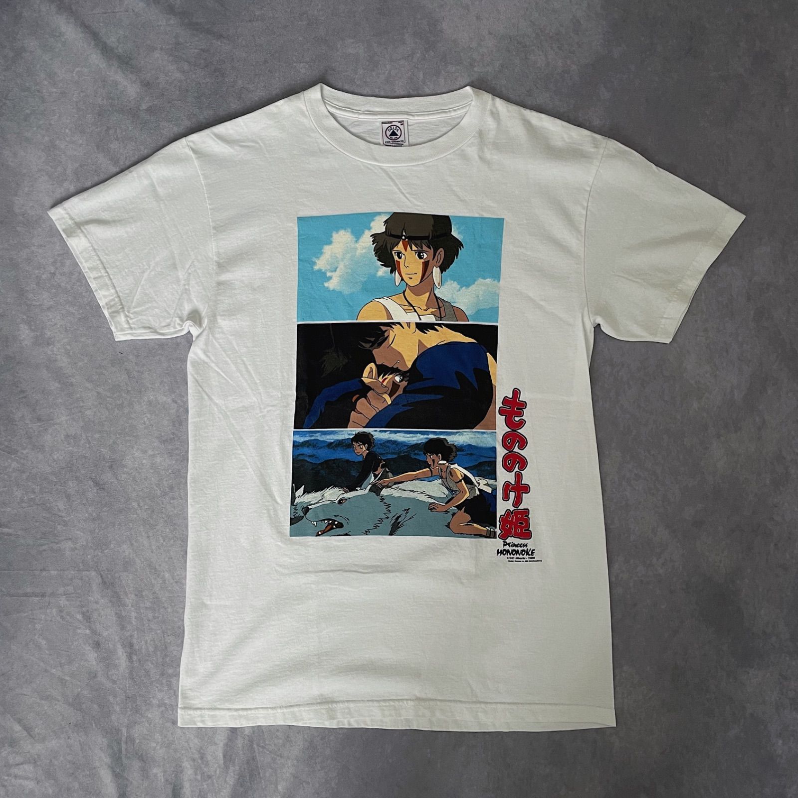 国産品 レア 90s スタジオジブリ ヴィンテージTシャツ もののけ姫 国産品 レア 90s スタジオジブリ ヴィンテージTシャツ もののけ姫