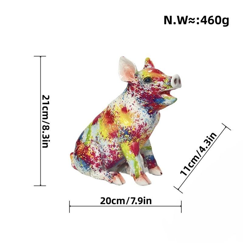 カラフルストライプの豚の置物 楽天市場】斑点模様の豚（ブラウン） Gloucester Old Spot Pig Jumbo