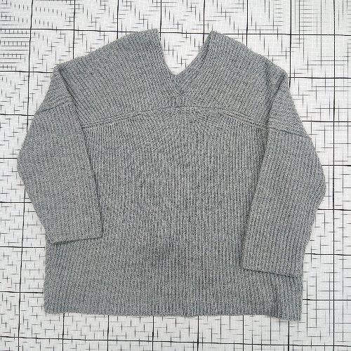 Coco様グレーニット セール】 アンゴラ混ミックスヤーン タートルネックセーター （ニット