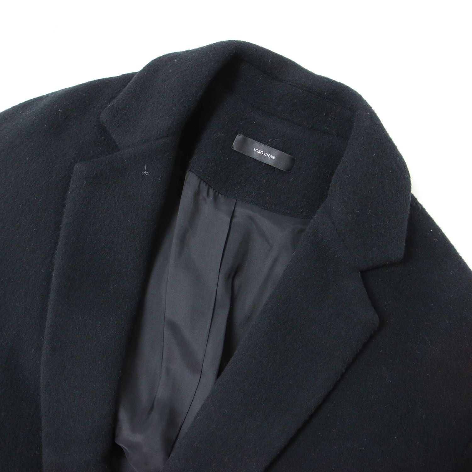 YOKO CHAN ヨーコチャン コート ブラック 黒 サイズ:FREE / バック