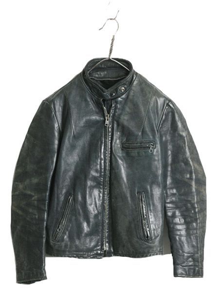 USA 00s 90s レザージャケット 本革 ライダース トレンチ G908