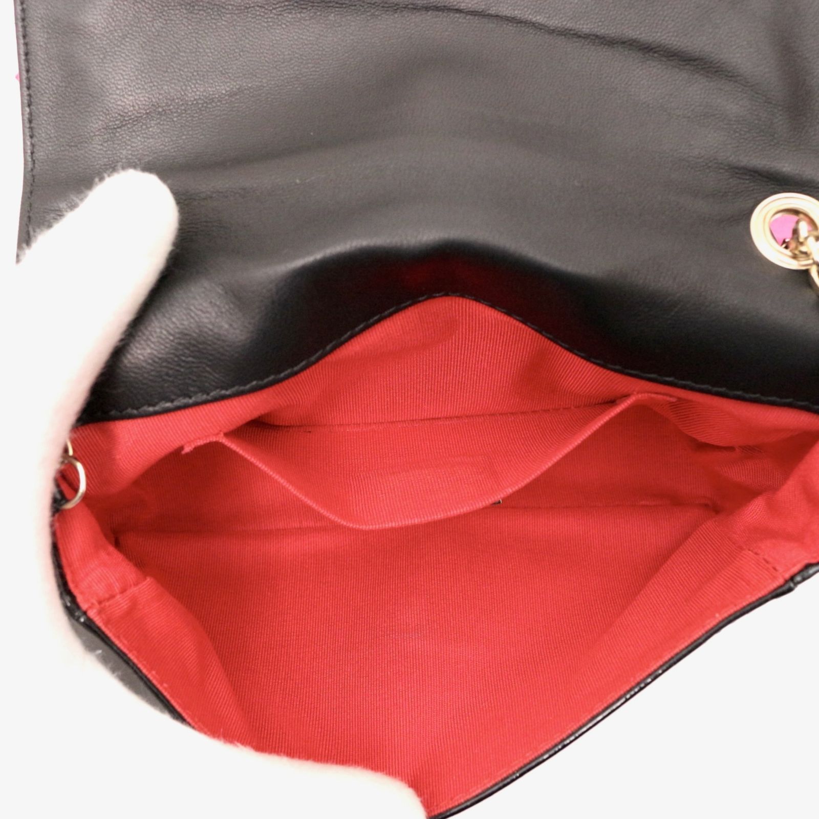 クリスチャン ルブタン 1120971 ARTEMIS BOW PATENT CALF/ORGANZA  