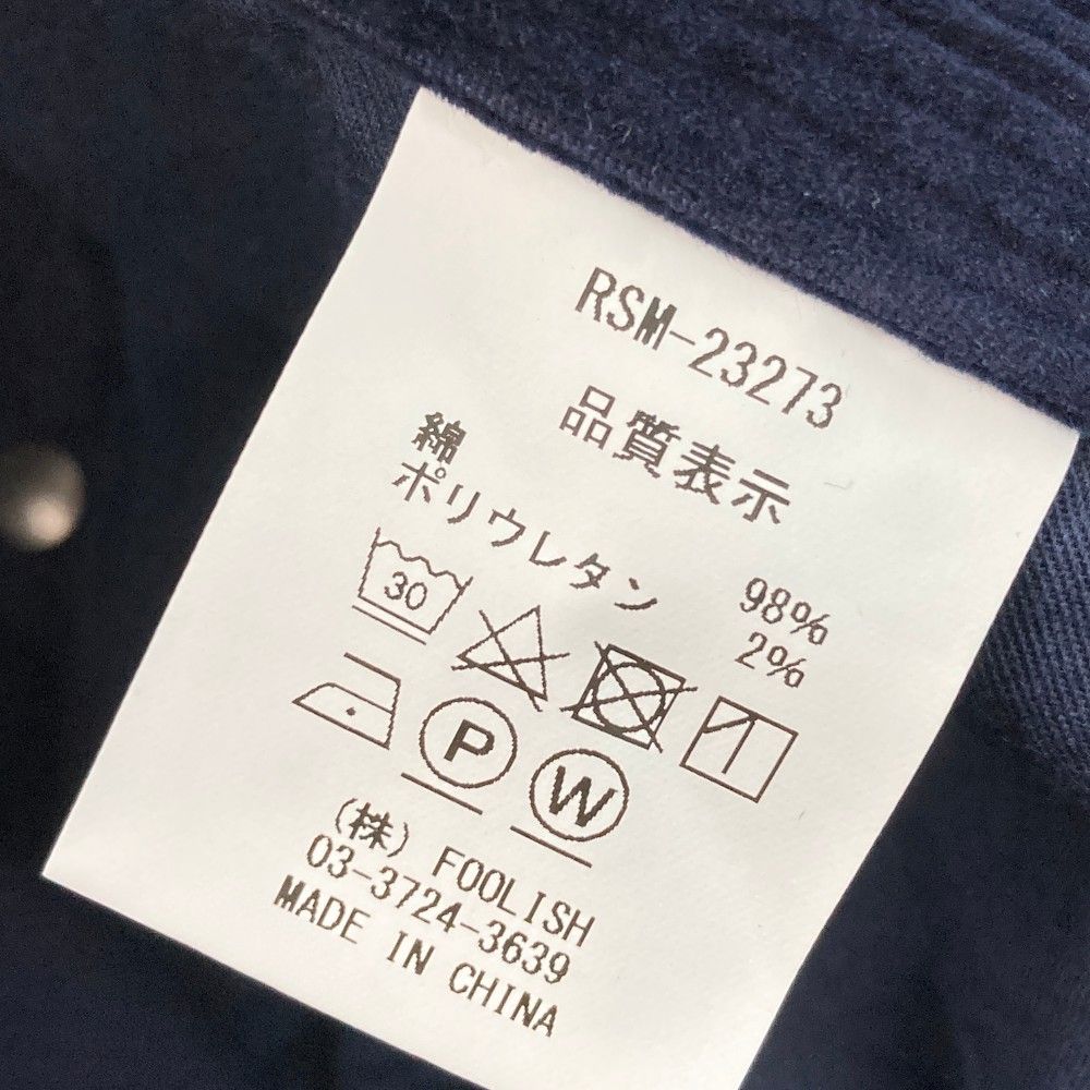 サイズ：S ROUGH&amp;SWELL ラフアンドスウェル 2023年モデル コーディロイパンツ  ネイビー系 [240101346624] ゴルフウェア メンズ ストスト サイズ：S ROUGH&SWELL ラフアンドスウェル 2023年モデル