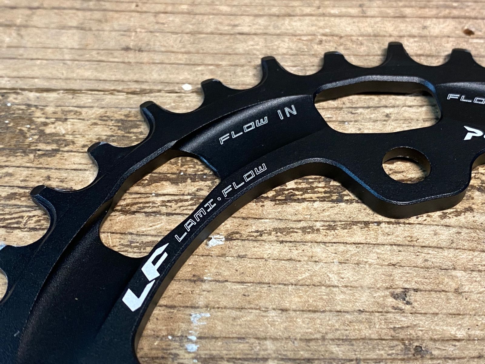 新品 RIDEA 楕円 4アーム 50/34T BCD110 チェーンリングパワーリング