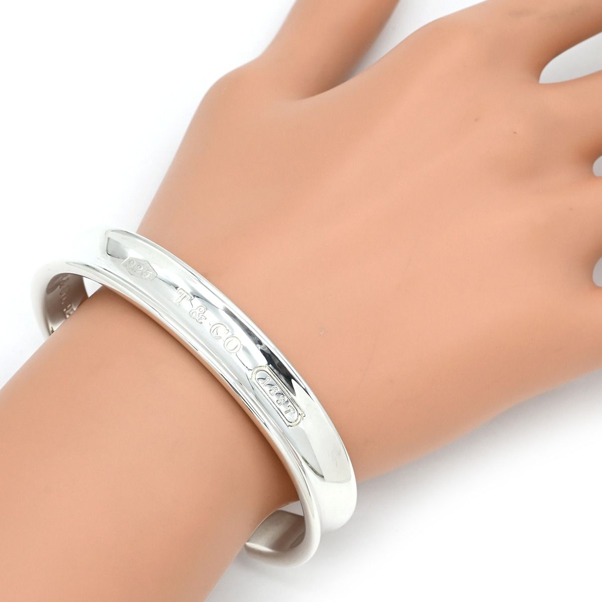 ◇ティファニー◇925/メイカーズ/ナロー/カフ/バングル/シルバー