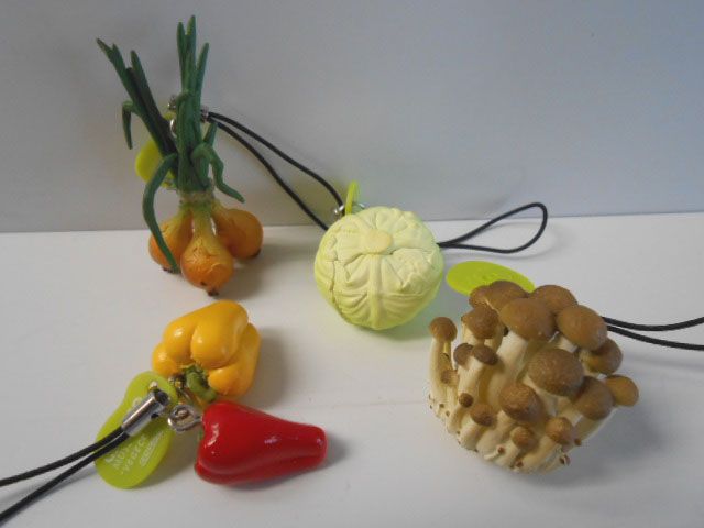 ♯Jpi18BJ カプセルQ ベジコレ! 野菜 ストラップ コレクション 8種 ♯Jpi18BJ カプセルQ ベジコレ!野菜 ストラップ コレクション 8