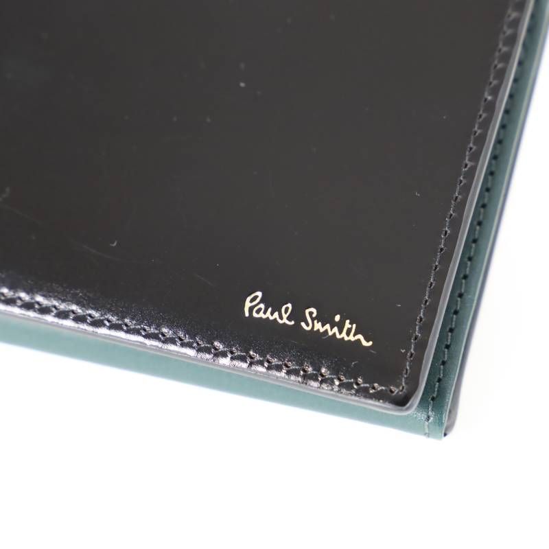 新品 Paul Smith ポールスミス コードバン 財布 かぶせ長財布 馬革