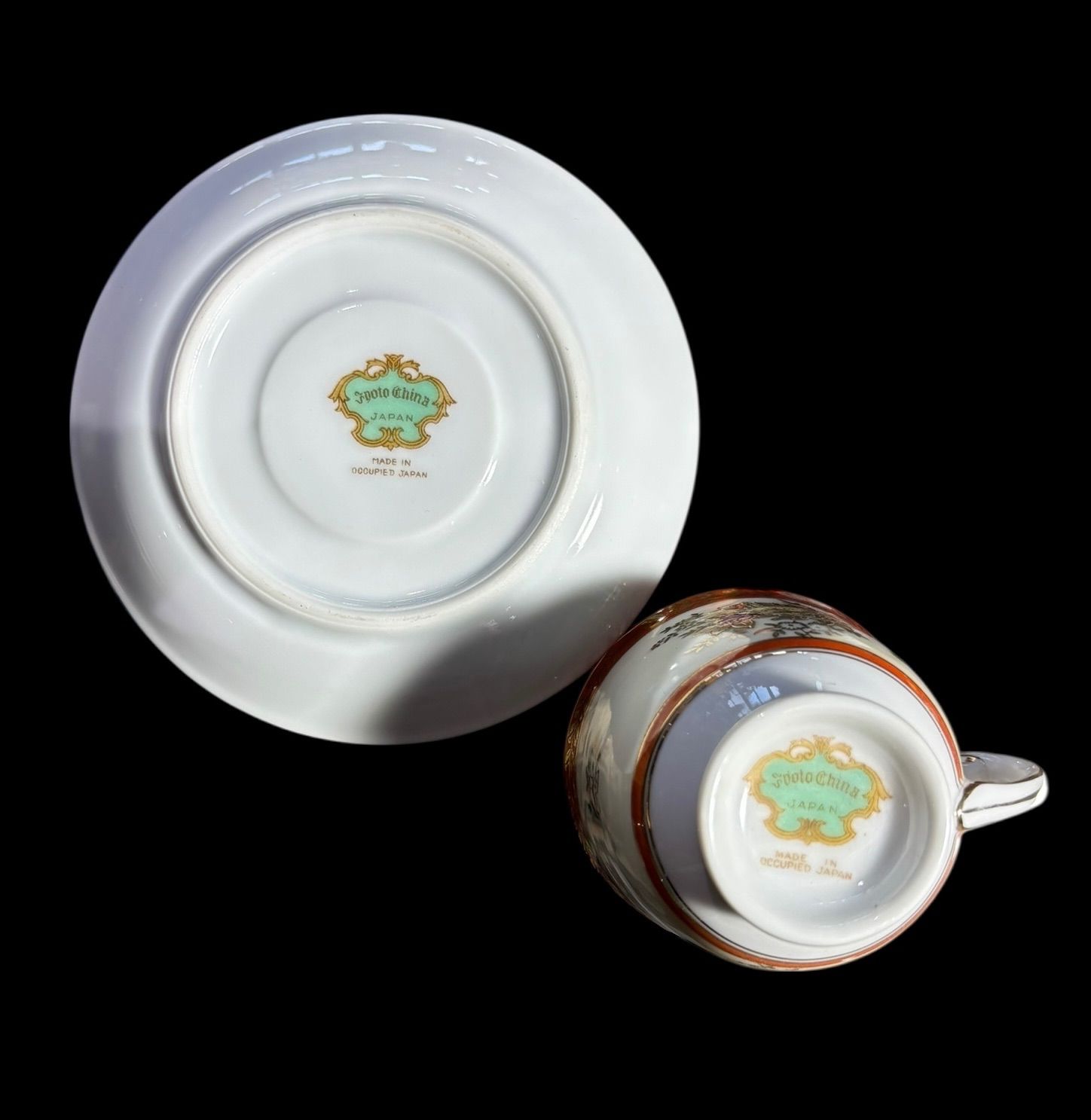 MADE IN OCCUPIED Japan カップ・ソーサーセット トリオ アンティーク