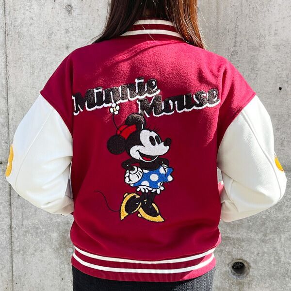 ディズニー ミニーマウス ベストミーエバー スタジャン L アパレル ユニセックス スカジャン キャラジャン