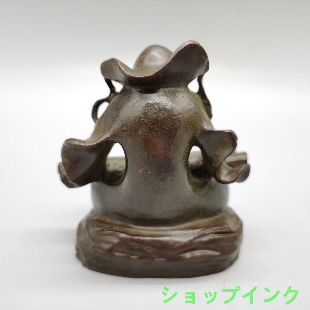 銅器 達磨祖師  風水グッズ  小物 装飾品 彫刻 工芸品 古美術品 置物 銅器 菩提達磨祖師撫琴 装飾品 現代工芸品 美術品 置物 - メルカリ