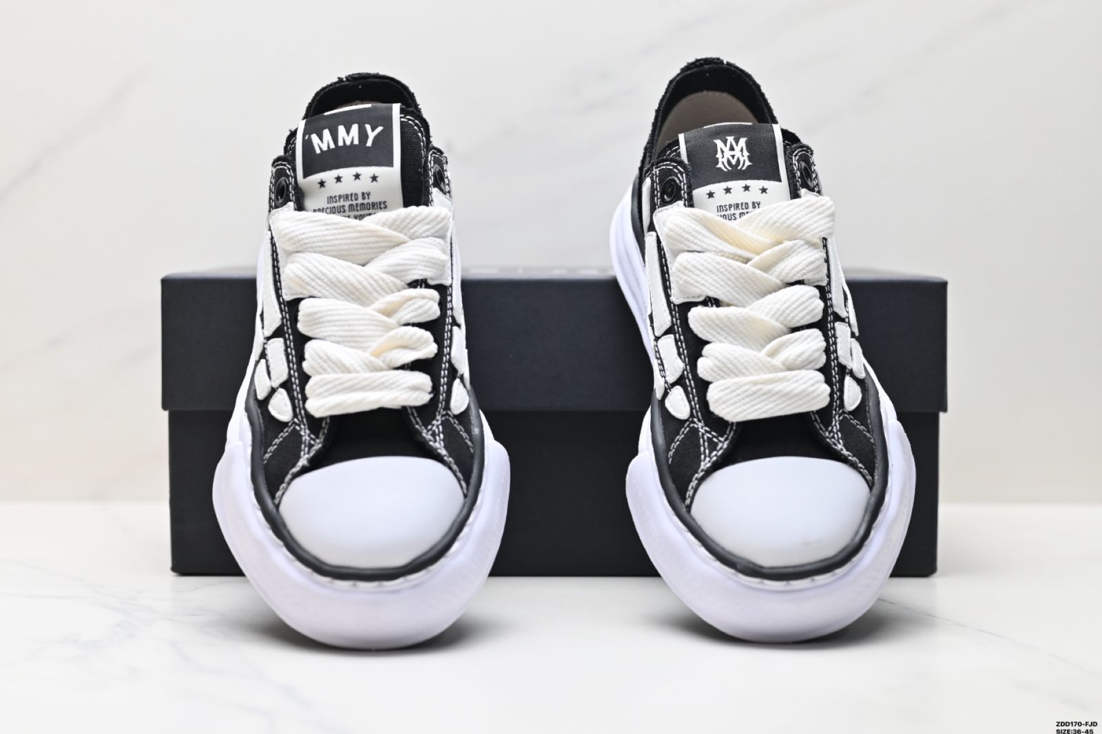 ⭐︎ミ⭐︎グッズ Maison Mihara Yasuhiro x AMIRI Skel-Top Low メゾン ミハラ