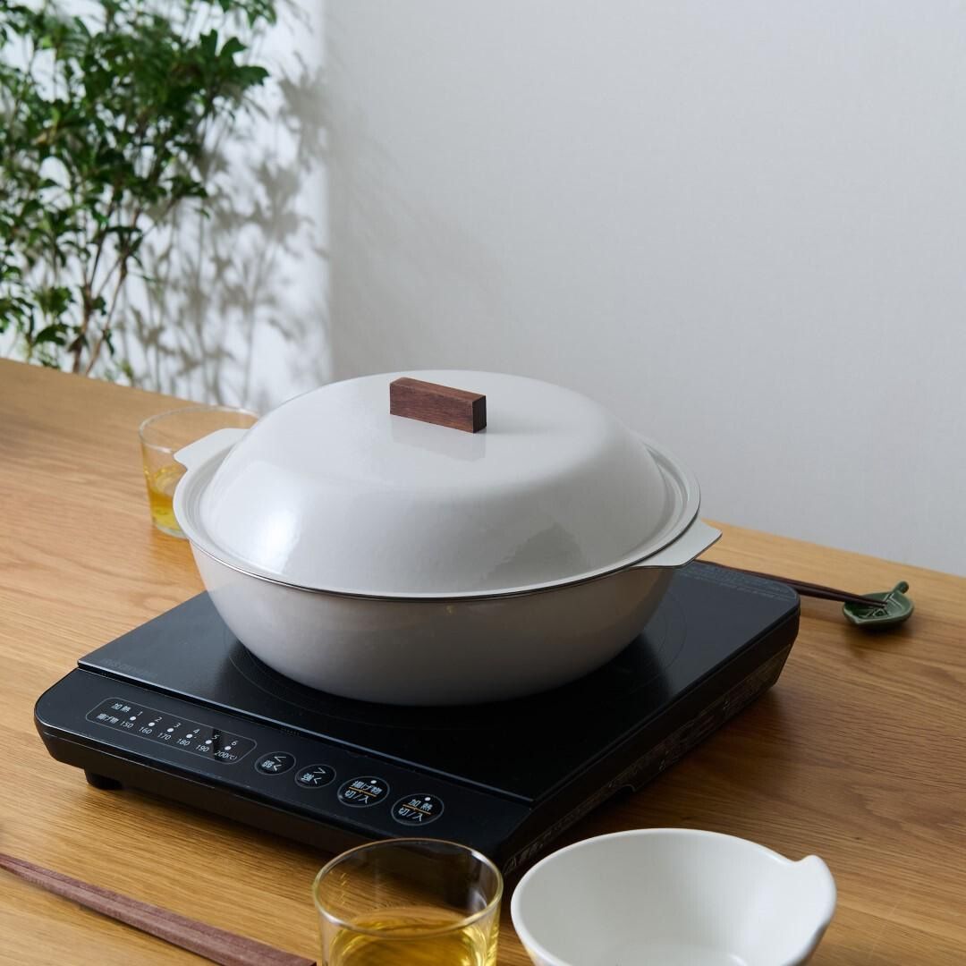 【新品未使用・人気商品】セラポット チャコールブラック 26cm 5点セット 鍋 未使用品 cera pot セラポット チャコールブラック 26cm 5点