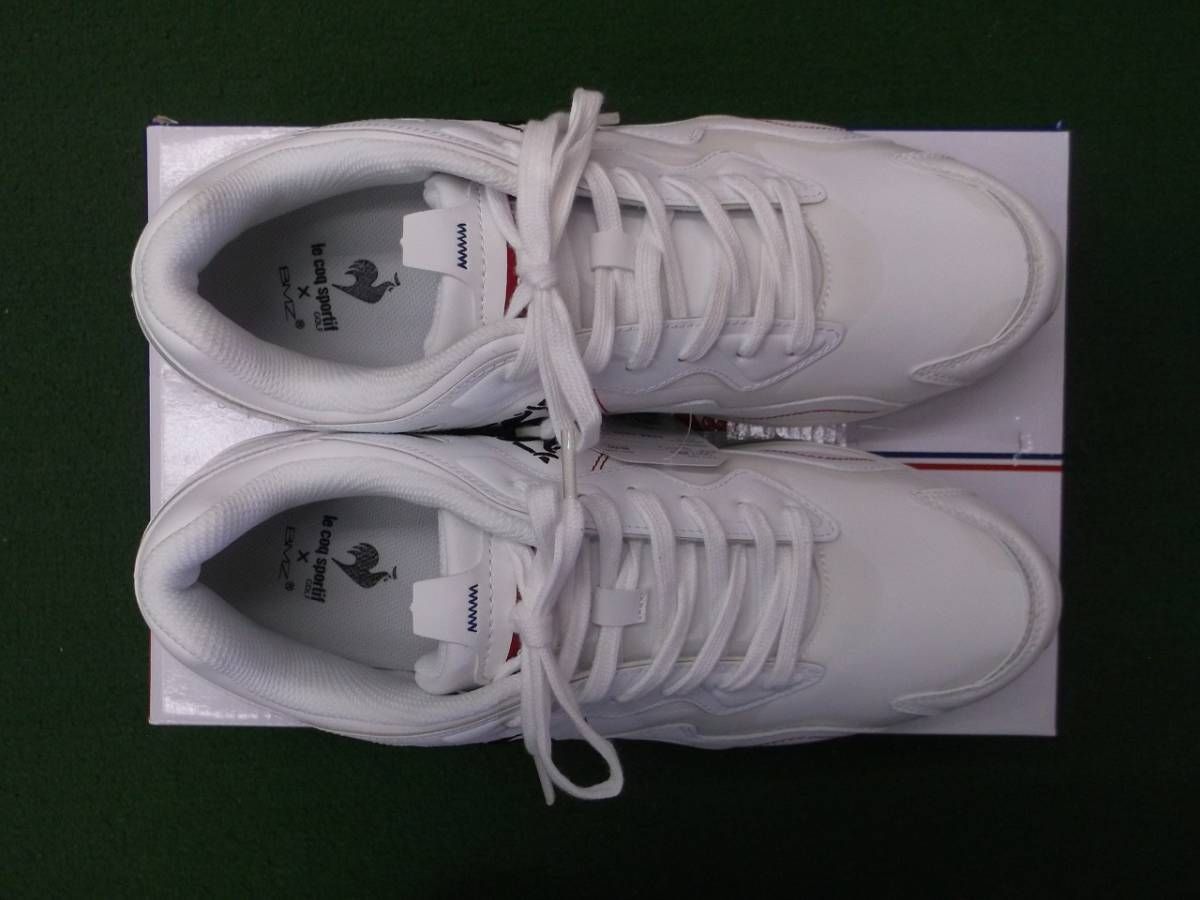 7334 新品 le coq sportif QQ1TJB00 ホワイト スパイクレス 27.0 7334 新品 le coq sportif QQ1TJB00 ホワイト スパイクレス 27.0
