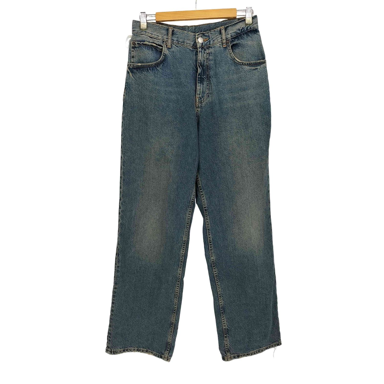ザラ ZARA BAGGY FIT DENIM バギーフィットデニム メンズ 36 - メルカリ