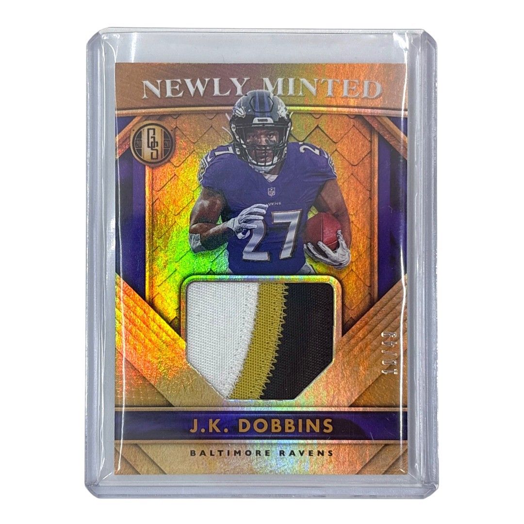 PANINI NFLカード GOLD STANDARD J.K. DOBBINS BALTIMORE RAVENS 10/49 #NM14 送料無料 中古 IT1