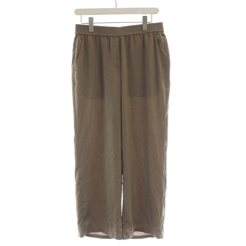 theory luxe パンツ（その他） こげ茶系 0195425Y0099 セオリーリュクス theory luxe WASSHABLE SATIN PAMELA イージー