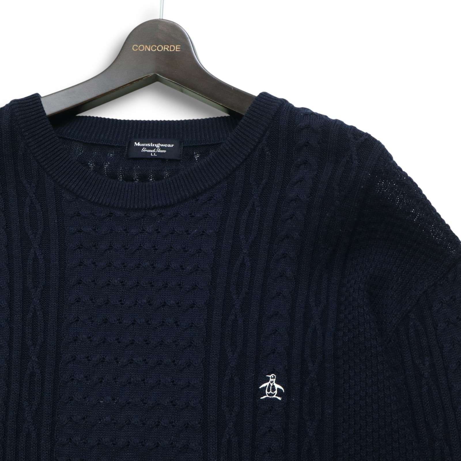 Munsingwear - マンシングウエア　ゴルフセーター　新品未使用 新品 未使用☆ Munsingwear マンシングウェア ゴルフ 麻 リネン