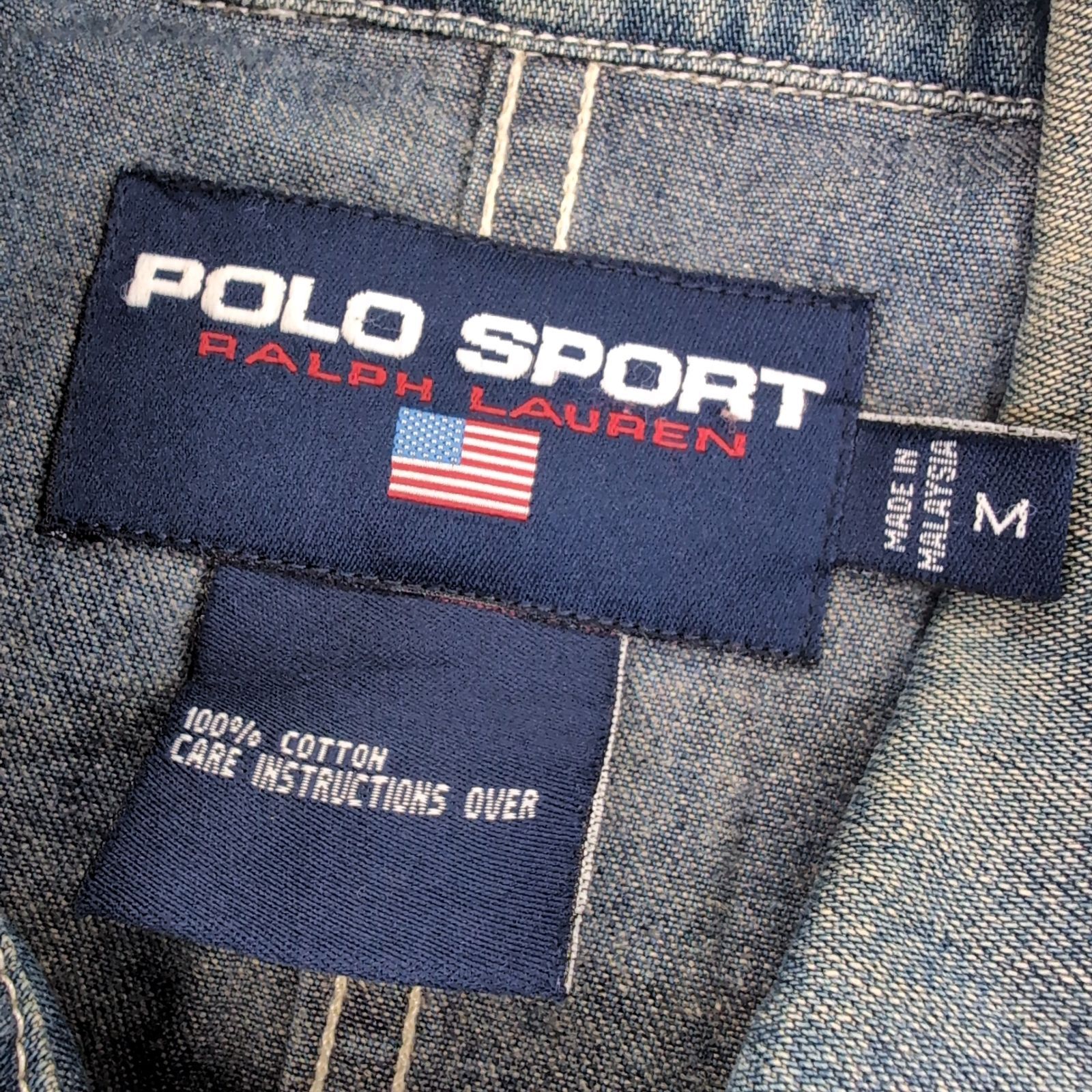 POLO SPORT デニム カバーオール　襟元2way フェード　M Yahoo!オークション - POLO SPORT ポロスポーツ ARMY デニム