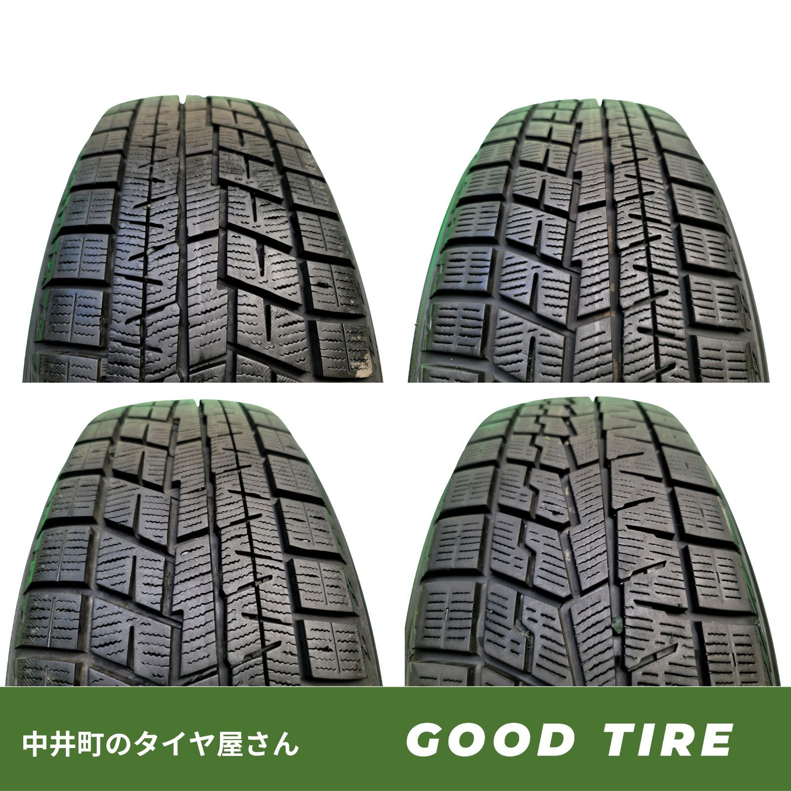 185 60R15 製 冬用 4本 8.6分山 7.5分山 ヨコハマ ICEGUARD IG60 スタッドレス Snow タイヤ アクア フィット シエンタ 6924