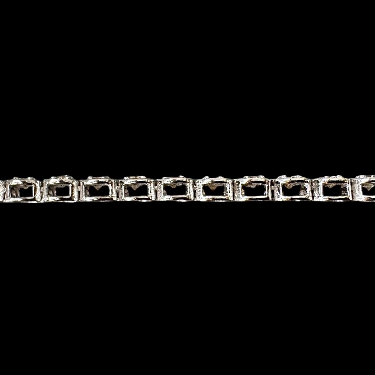 ダイヤモンド/1.00ct テニス ブレスレット K18WG ダイヤモンド テニスブレスレット – K18WG / YG / PG、1.0ct