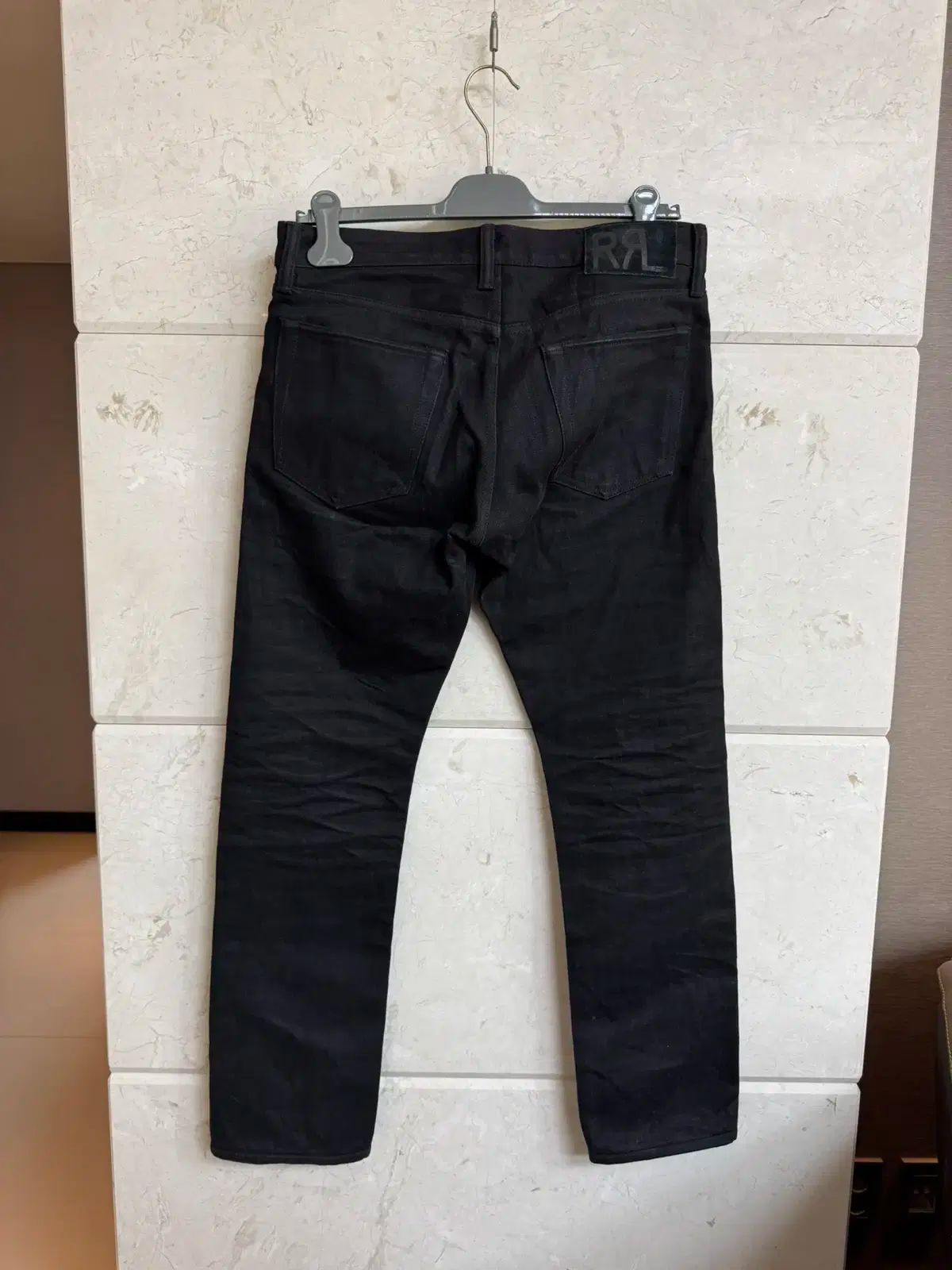 RRL / 黒 スリムフィット セルビッジ デニム 30 RRL / 黒 スリムフィット セルビッジ デニム 30