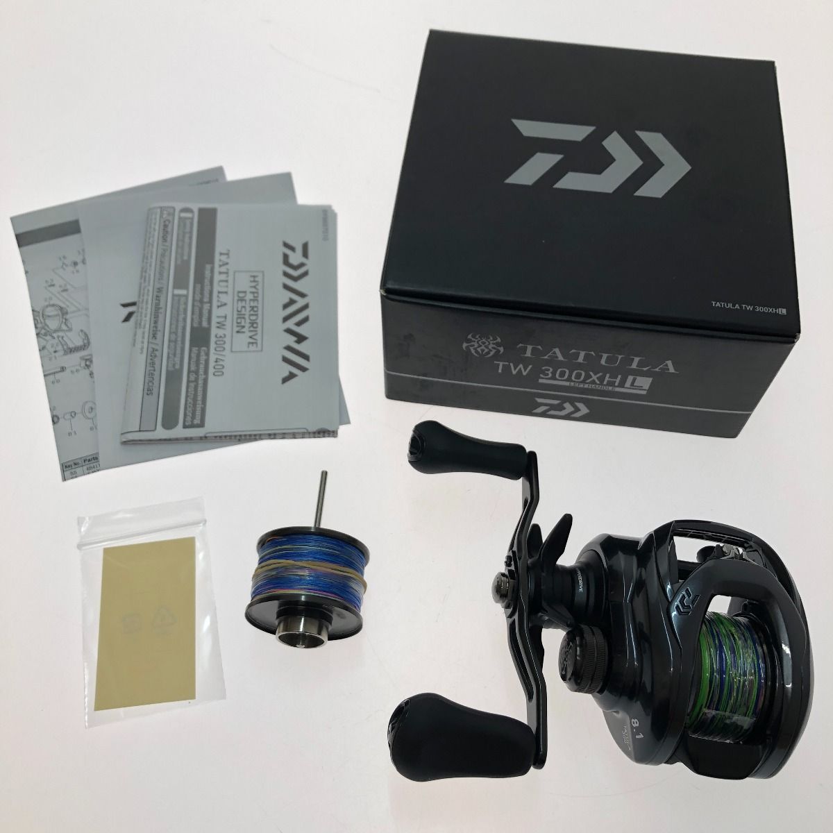 □□DAIWA ダイワ 21 タトゥーラ TW 300XHL 左巻き ベイトリール 