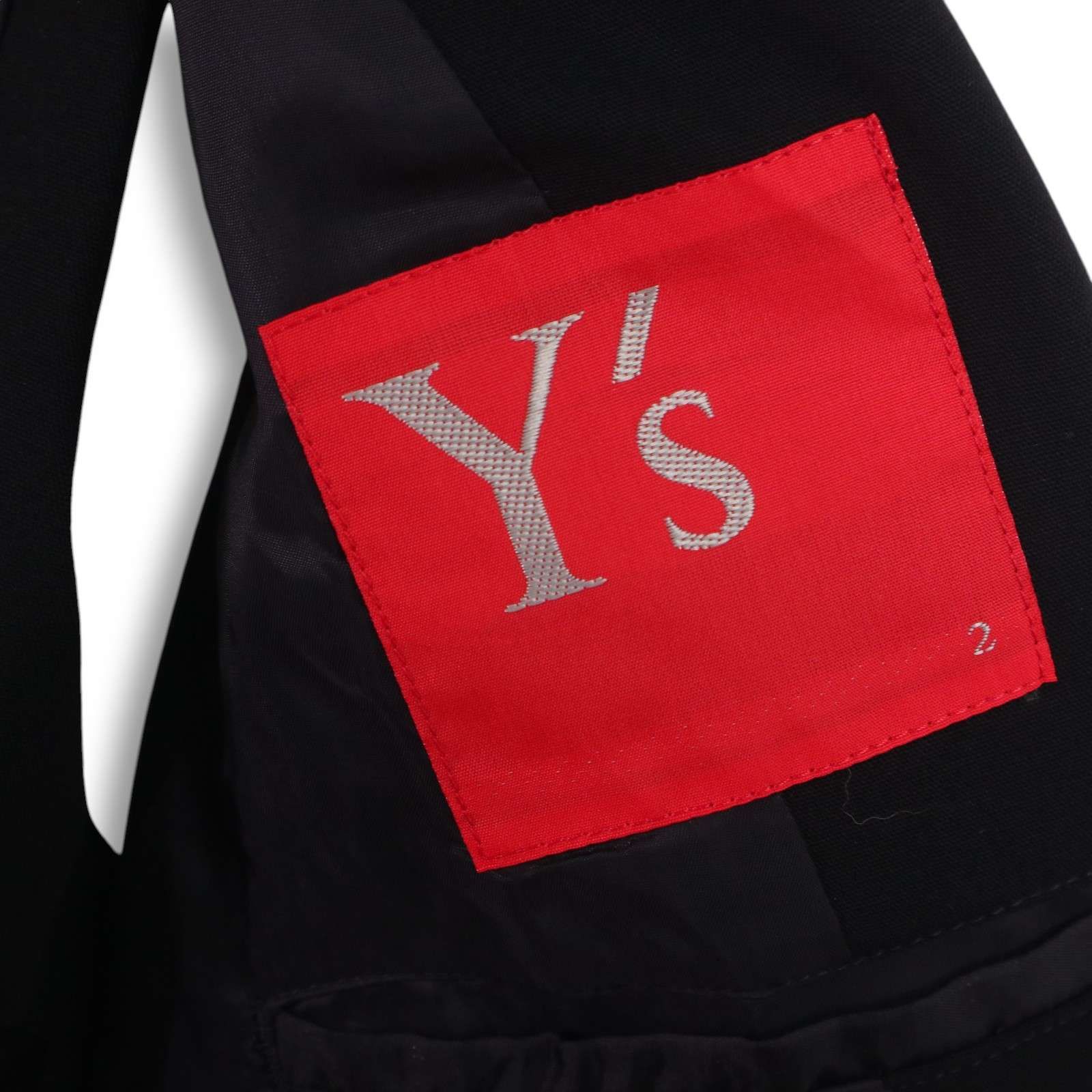 Y's ワイズ ヨウジヤマモト 通年 赤タグ☆ 1B ジレ ベスト Sz.2