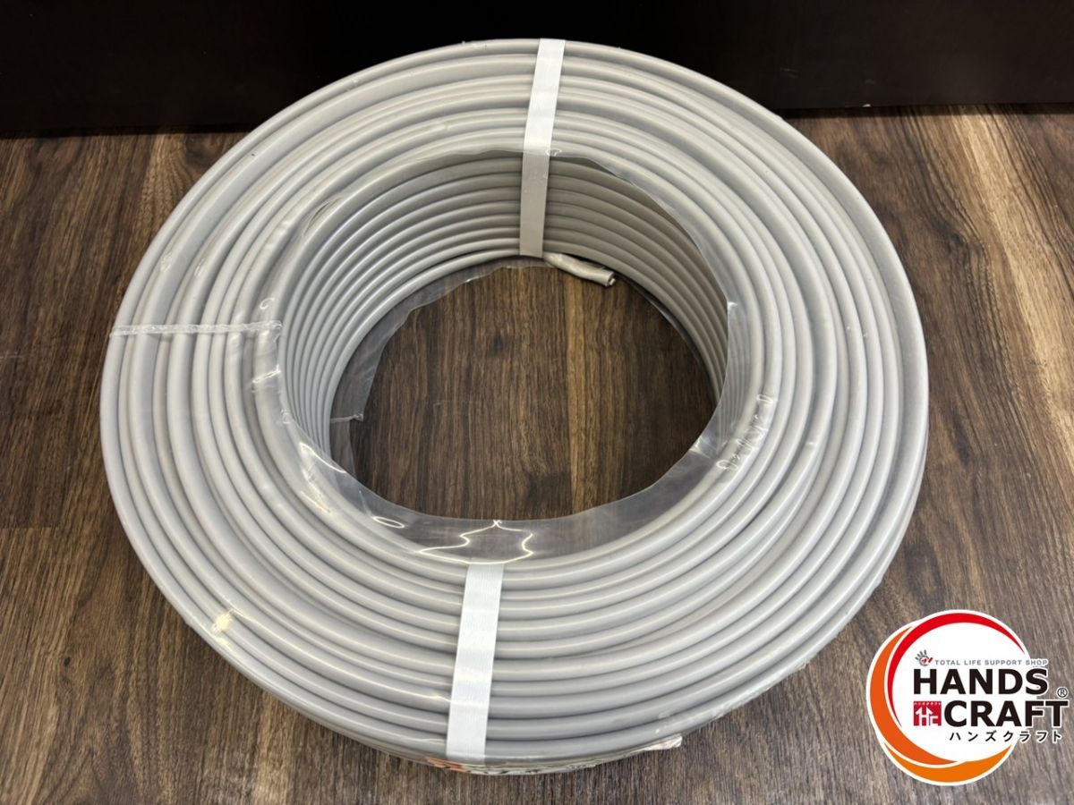 【誠実】 ♭ ♥品 ヤザキ YAZAKI VVF PbF 2×2.6mm 100m 17kg 2025年04月製造 電線 電材 VA線 超カラー