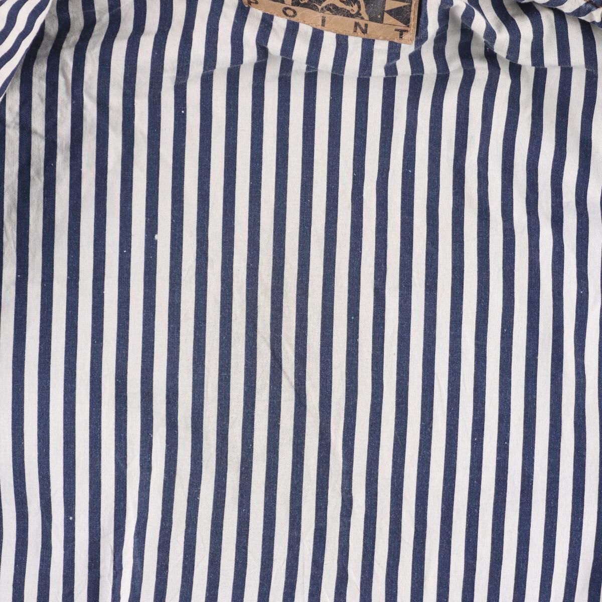 古着 TURNING POINT デニムスタジャン バーシティジャケット メンズXXL 