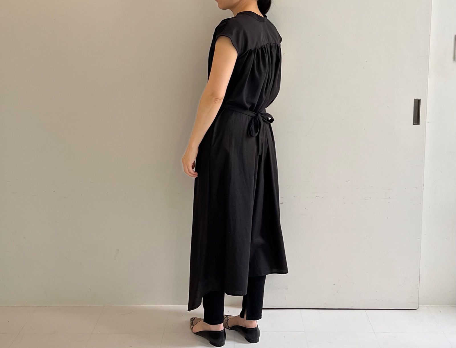 suzuki takayuki シルクコットン カシュクール ラップワンピース