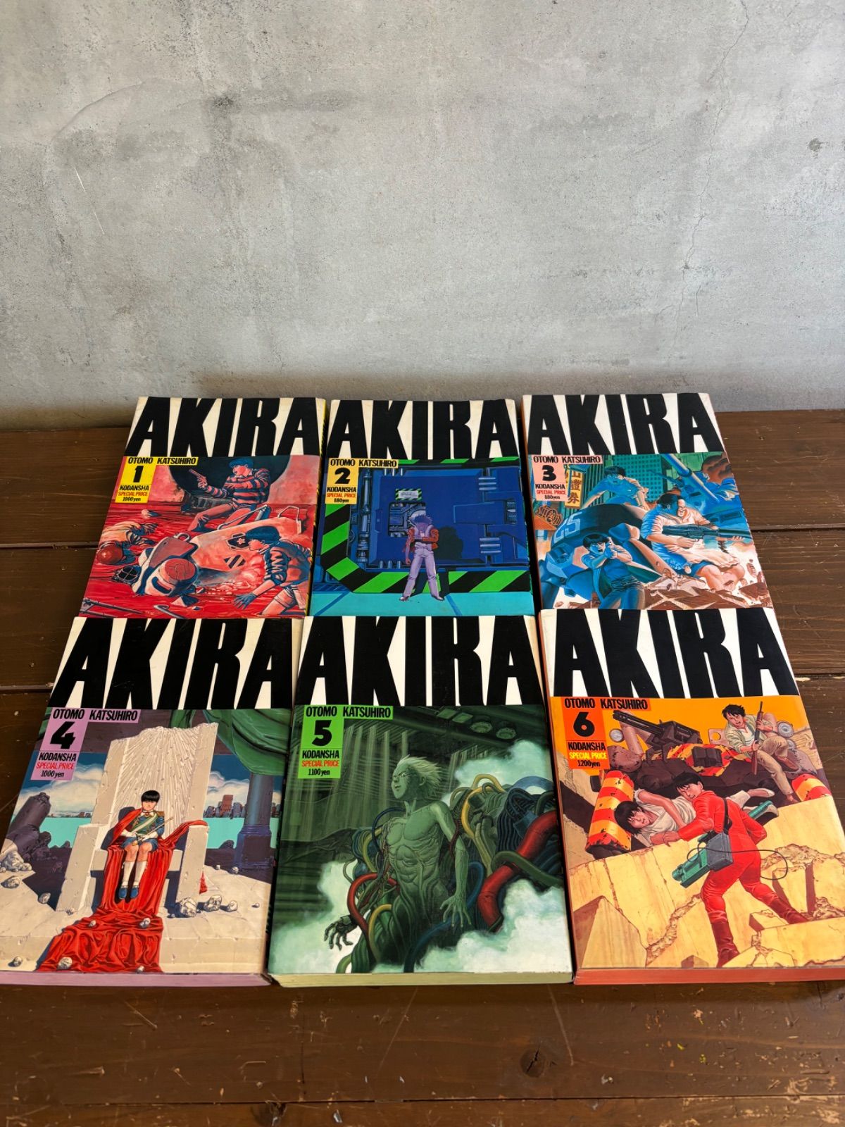 AKIRA 1〜6巻 全巻セット 大友克洋 AKIRA 1〜6巻 全巻セット