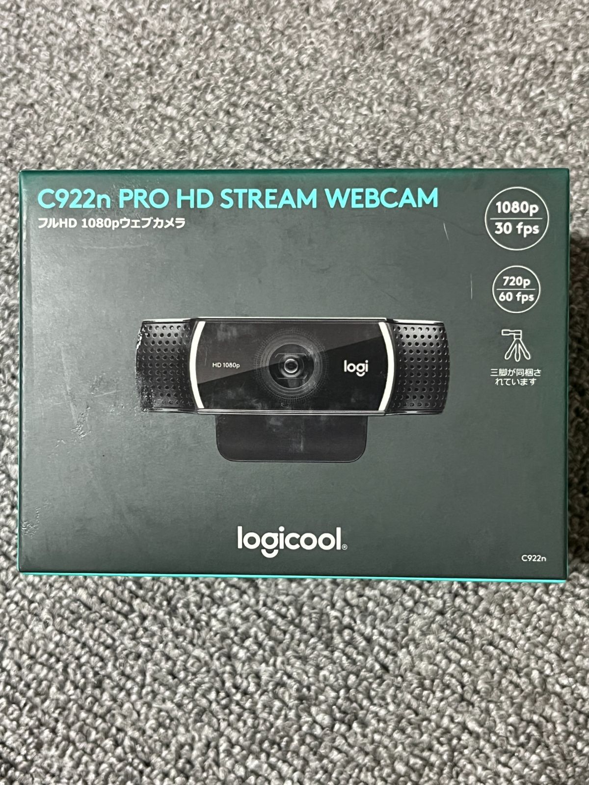 未開封 未使用 ロジクール Webカメラ C922n 三脚 スタンド 付き
