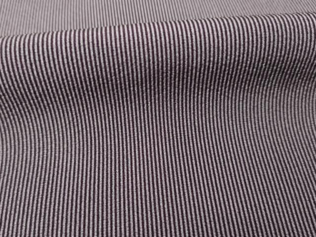 平和屋着物●染士：昌亮　江戸小紋　万筋　紫鼠色×似せ紫色　さが美扱い　正絹　逸品　AABA8260ck 平和屋着物○染士：昌亮 江戸小紋 万筋 紫鼠色×似せ紫色 さが美扱い