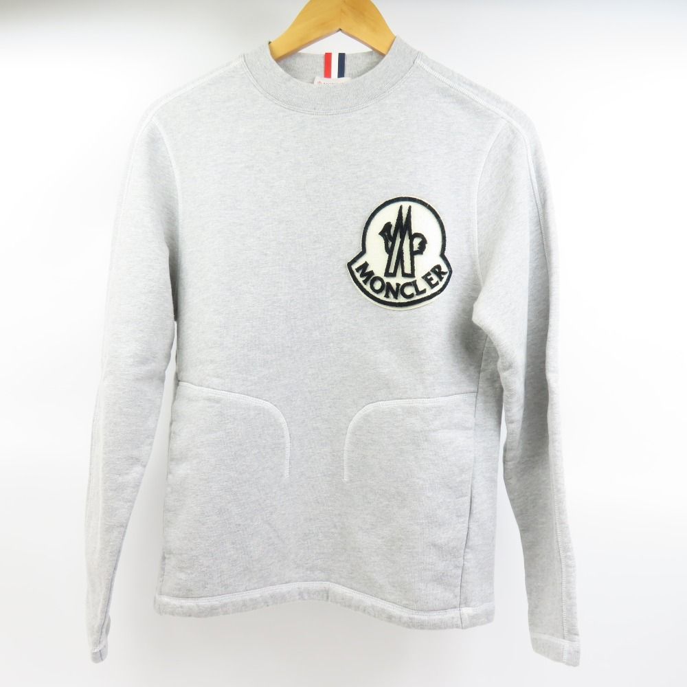MONCLER モンクレール ビッグロゴワッペン トレーナー/ブラック